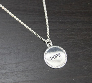hope pendent necklace